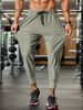 Men's Summer Jogger Pants - Quick-Dry, Breathable & Anti-Wrinkle With High Elasticity - Lightweight Sports Trousers For Running, Gym & Casual Wear_voghion.com