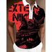 Summer Men's Polo Shirt With Zipper, Turn-Down Collar, Short Sleeve, Pullover, Casual 3D Digital Print_voghion.com