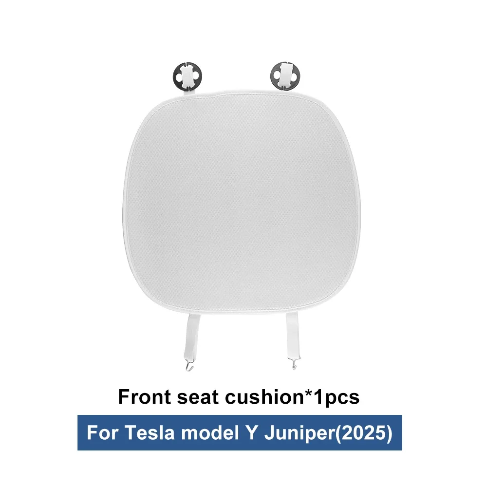 Für Tesla Model Y Juniper Modely 2025 2026 Ice Silk Autositzkissenmatten Atmungsaktive Ganzjahres-Pad-Schutzabdeckung_voghion.com