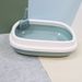 Semi-Enclosed Anti-Splash Thickened Pet Supplies Toilet With Scoop Cat Litter Box_voghion.com