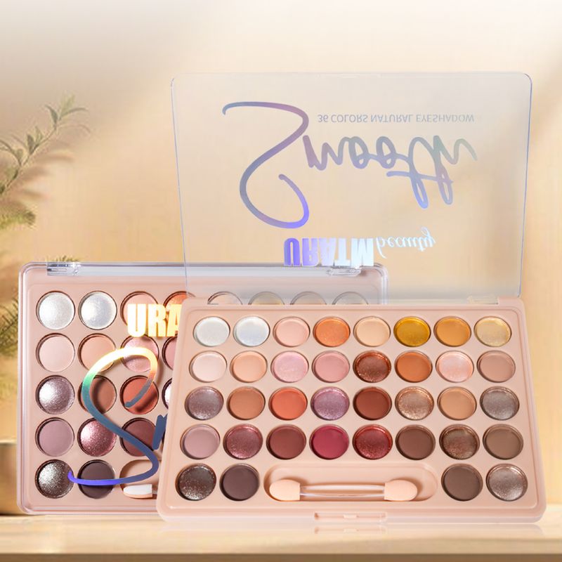 Matte Perlglanz Lidschatten Langlebige Farbe Display Multi-Color Flash Schönheit Make-Up_voghion.com