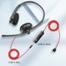 Lightweight Call Center Headset With Noise-Canceling Mic – USB Wired Office Headphones For Customer Service, Aviation & Drivers_voghion.com