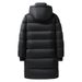 Inverno Novo Quente Grosso Longo Casaco de Penas Masculino Com Capuz Impermeável Preto Dourado Jaqueta Puffer Masculina Casual À Prova de Vento Parkas Masculino_voghion.com