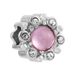 Pink Diamond Key Pendant Alloy Diamond Foot Luxury Beaded DIY Jewelry Findings & Components_voghion.com