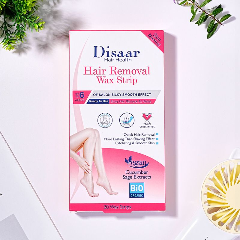 Disaar papier ciré visage non lèvre jambe main cheveux, patch d'épilation du corps_voghion.com