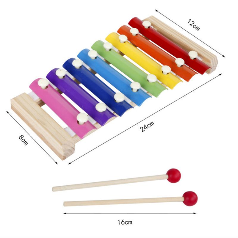 Fréi Kandheetserzéiung fir Puppelcher a kleng Kanner: Musek fir d'Spill vum aacht-Toun-Hand-Qin, e Puzzleinstrument an e klenge Holz-Q_voghion.com