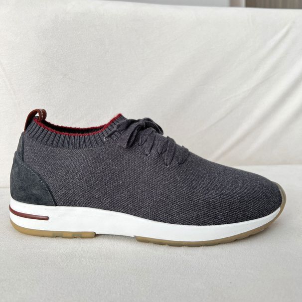 Herren Casual Sports Kaschmir Flache Unterseite Schnürschuhe Fly Woven, Vielseitig, Leicht, Bequem, Atmungsaktiv_voghion.com