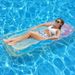 Inflatable Floating Lounger - Foldable Backrest With Mesh Net For Pool, Lake & Beach_voghion.com