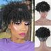 Parrucche sintetiche con clip per donne africane con piccoli capelli ricci, nastro di ghiaccio, copricapo in fibra chimica, parrucca elastica riccia piccola avvolta a mano_voghion.com