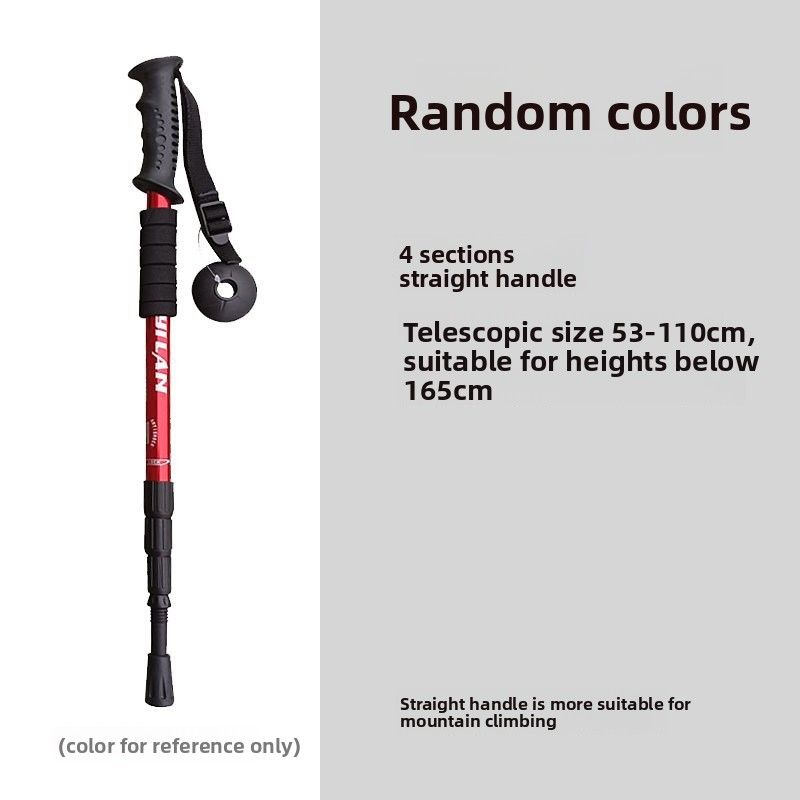 Decathlon Professional Outdoor Trekking Pole Telescopic Folding Multi-Functional Men's And Women's Children's Climbing_voghion.com