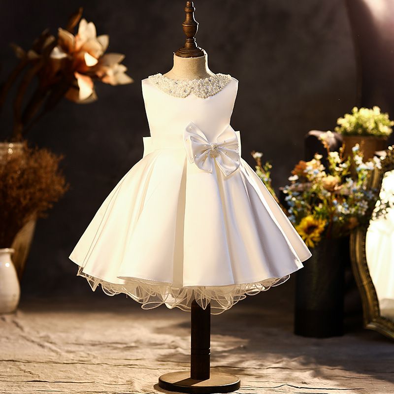 Kinderkleid Prinzessinnenkleid Rosa 2025 Neu Mädchen Hochzeitskleid Erster Geburtstag Abendkleid Baby Tutu Rock_voghion.com