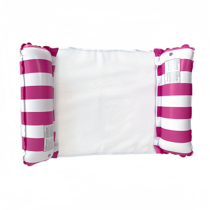 New Foldable Back Stripe Floating Bed Inflatable Recliner Floating Row Adult Water Hammock_voghion.com