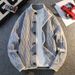 Men's Casual Knit Cardigan Sweater Jacket - Lightweight Loose Fit Long Sleeve Open Front Coat For Autumn & Winter (Grey, Navy, Khaki)_voghion.com