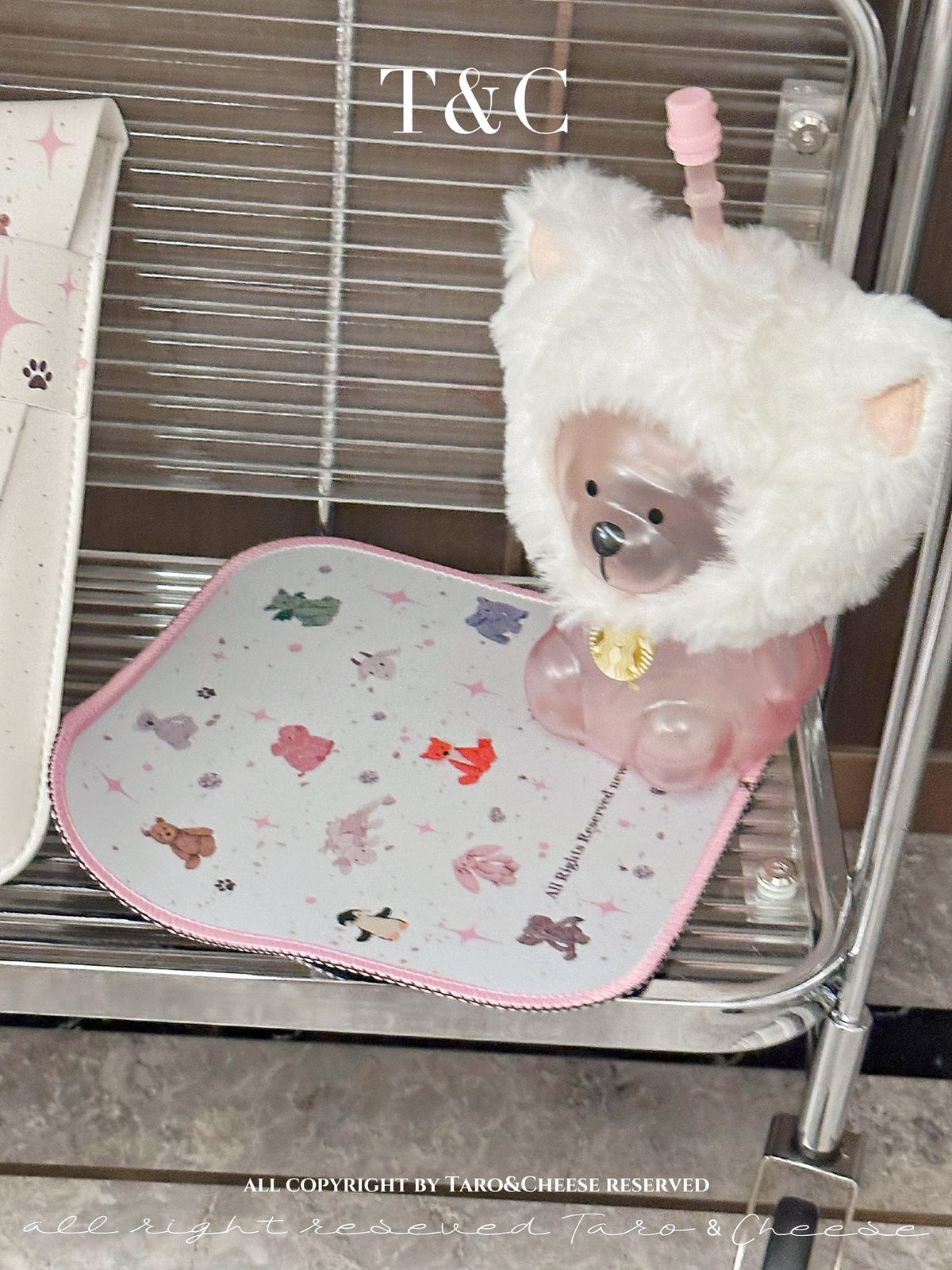 Neprilygstama kokybė T&C mielas animacinis filmas berniukams ir mergaitėms kompiuterio klaviatūros apyrankės biuro stalo paviršiaus skydelio pelės kilimėlis_voghion.com