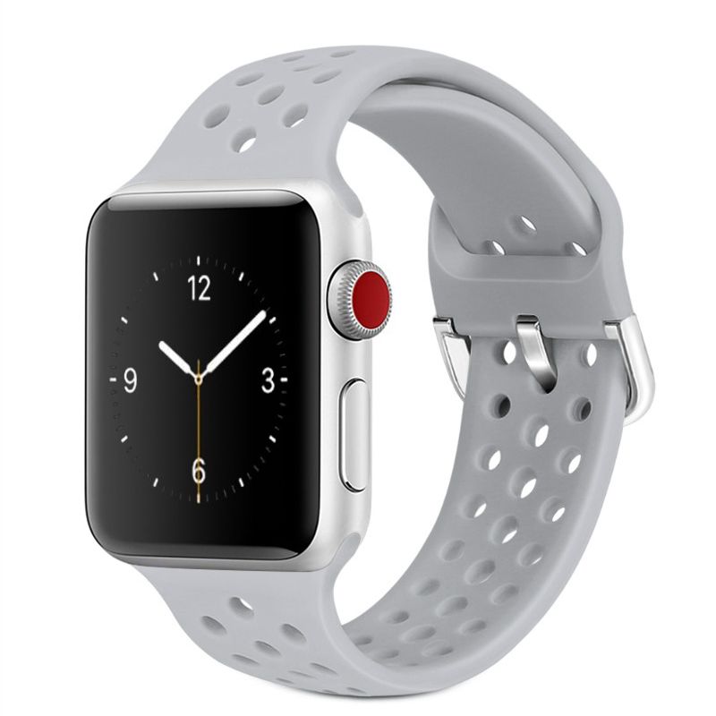 rubber Band for Apple Watch 4 5 6 SE 7 8 41MM 45MM 40mm 44mm 49 Soft Silicone Sport Strap for iWatch Series 5 4 3 Ultra 38 42_voghion.com