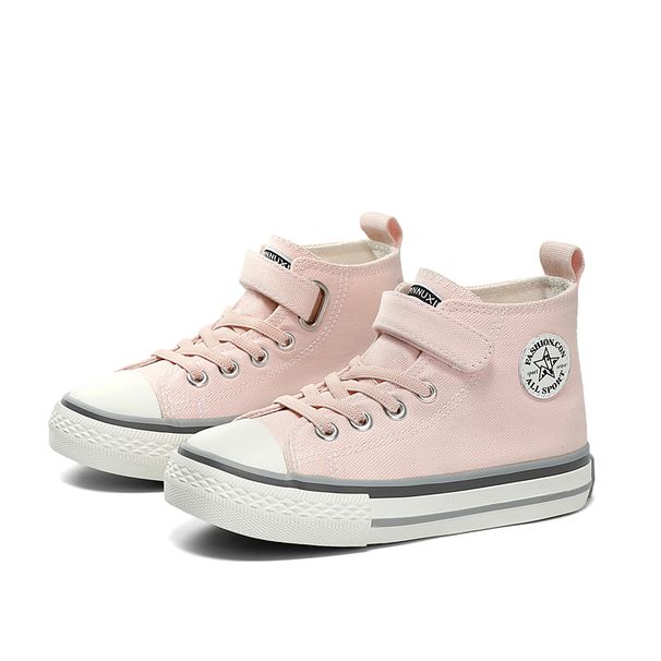 Toile pour enfants pour filles bébé garçons couleur haut grosse baskets enfant en bas âge fille chaussures décontractées_voghion.com