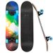 Beginner Four-Wheel Men Women, Double Kick, Light-Up Maple Board, Road Skateboard For Adults, Children, And Teenagers,_voghion.com