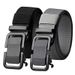 2024 New Men's Student Canvas Automatic Buckle Belt Hot-Selling Versatile Trendy Waist-Cinching Upgraded Version_voghion.com