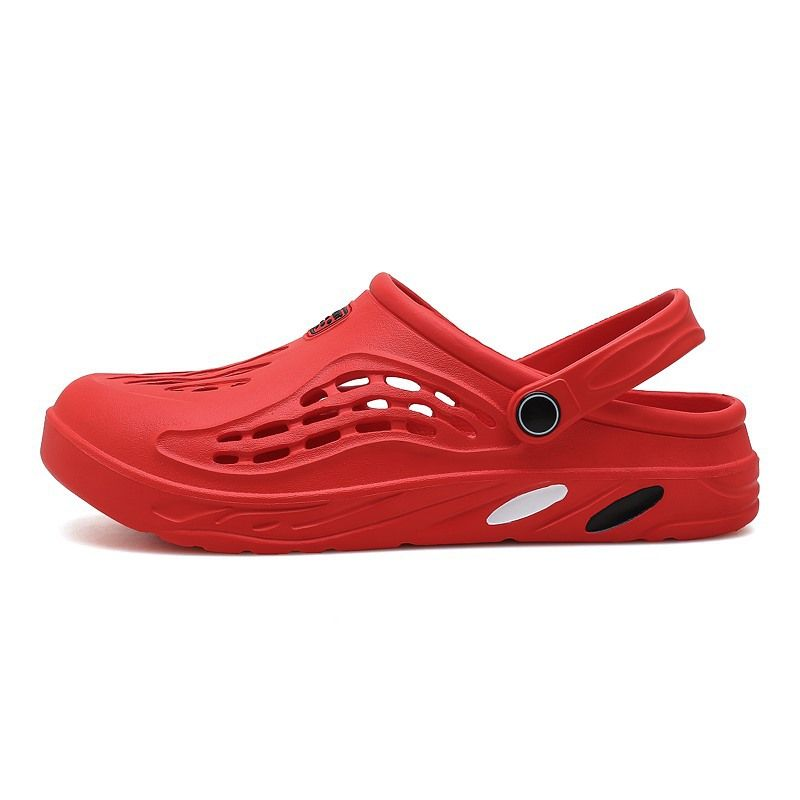 Coppia Beach Herren-Lochschuhe, One-Line-Hausschuhe, leicht und weich, extra große 47-48-49 Sandalen_voghion.com