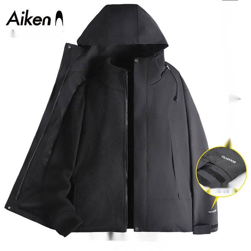 Senma Group AIKEN 3-an-1 Opluedjacket fir Männer a Fraen, winddicht waarm Sportjacket fir Koppelen fir Hierscht a Wanter_voghion.com