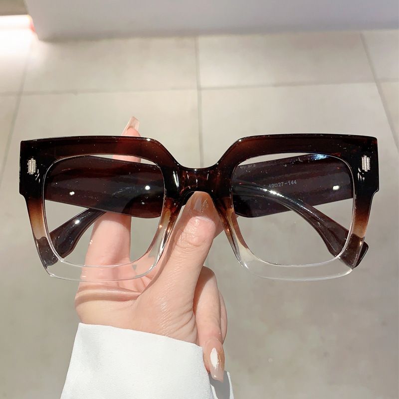 Neuheiten Anti Blau Licht Frauen Für Männer Vintage Marke Designer Myopie Rezept Optische Quadratische Computer Große Brillen Rahmen_voghion.com