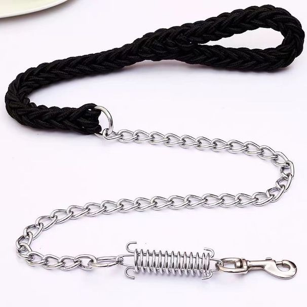 Nylon Explosion-Proof Pet Eight-Strand Large With Buffer Dog Walking Leash_voghion.com