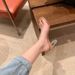 Transparante muiltjes met kristallen hak voor dames - 3 inch dikke blokhak en vierkante neus (strand- en casual zomersandalen)_voghion.com