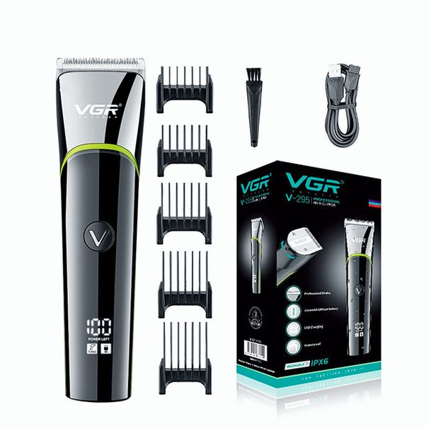 LED Display T Professional Hair Trimmer USB Charge Adjustable IPX7 for Men Beard Steel Electric Facial Cutting Machine Barber_voghion.com