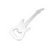 Apribottiglie creativo a forma di chitarra, 2 pezzi in acciaio inox_voghion.com