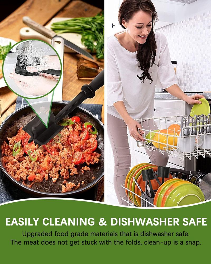 Trancheuse à hamburger résistante à la chaleur - Déchiqueteuse à viande antiadhésive_voghion.com