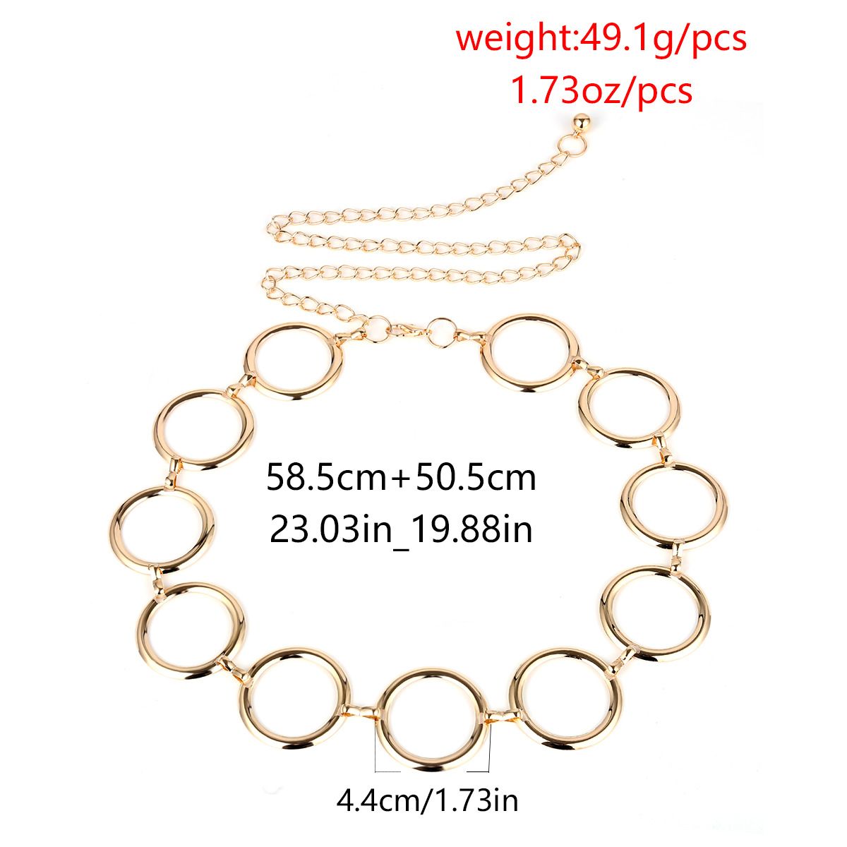 Alloy Vintage Geometric Body Accessories (legering 0413) Modesmycken Nhxr2730-alloy-0413_voghion.com