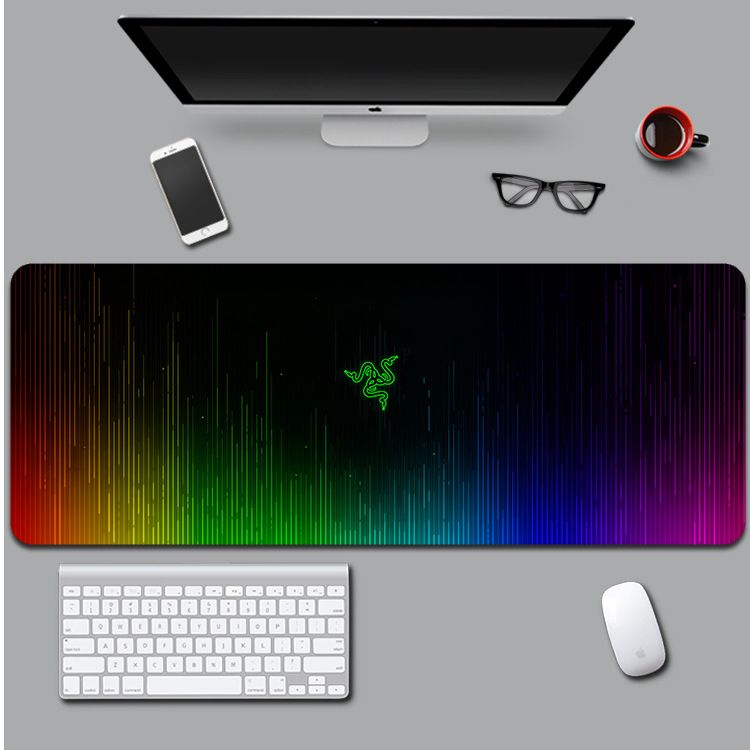 Tappetino per mouse da gioco E-Sports all'ingrosso 3c, grande, con bordo di bloccaggio, spesso, per computer, ufficio, studio, internet cafè, scrivania_voghion.com