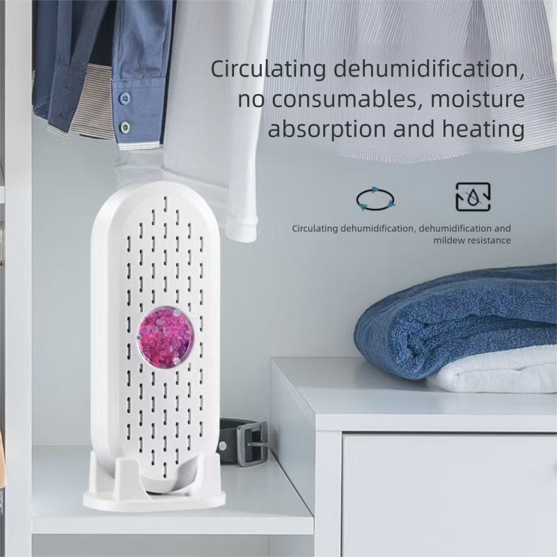 Compact Dehumidifier For Bathroom - Covers 15m虏 With Auto Shut-Off, Quiet Basement Moisture Control Energy A+_voghion.com