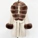Women's Clothing Luxury Women's Double-Faced Wool Coat With Fox Fur Collar - Elegant Long Trench Coat For Fall & Winter (Multiple Color Options)_voghion.com