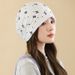 Frühlings- und Sommer-Turban mit Spitzenschleife, atmungsaktiv, für Damen, lockere Passform, großer Kopfumfang, lässiger Hut_voghion.com