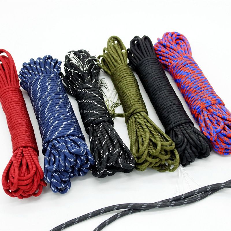 Corde de parapluie à 7 noyaux de 3 m, corde de Traction multifonctionnelle pour parachutistes d'alpinisme en plein air, équipement de sauvetage d'évasion, corde de parapluie_voghion.com