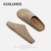 Women's Slip-On Clogs - Soft Suede Upper, Lightweight & Breathable, Comfortable Rubber Sole, Casual Boho Shoes For Women_voghion.com