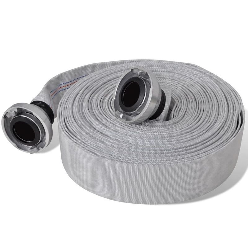 Fire Hose Flat Hose 98.4' with C-Storz Couplings 2 Inch_voghion.com