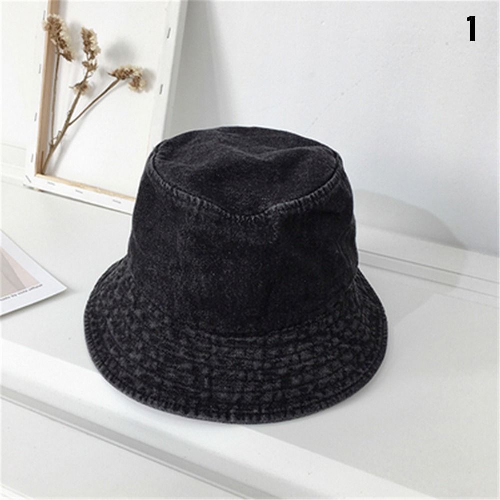 Gran oferta de sombreros de pescador unisex, protector solar de verano, tela vaquera panamá, gorro de pescador para exteriores, gorra de playa_voghion.com