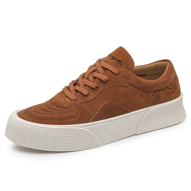 Herren Sport- und Freizeitschuhe Dicke Sohle Brettschuhe Schnürschuhe_voghion.com