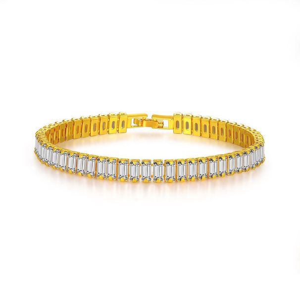 Bracciale con zirconi intarsiati, stile cubano, semplice, alla moda, per uomo e donna_voghion.com