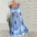 Plus Size Women Ladies Boho Sleeveless Mini Dress Summer Beach Baggy Dress Tunic_voghion.com