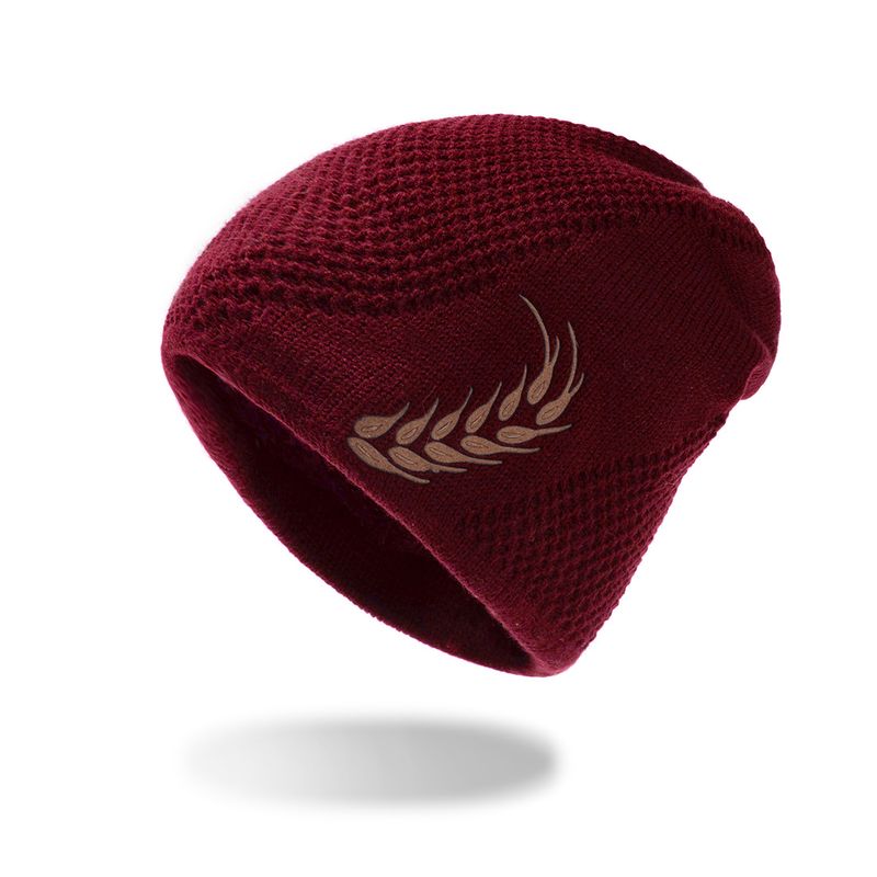 New Men's Velvet Twist Wool Knitted Hat Labelled Warm Men's Hat_voghion.com