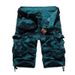 2024 Neue große Herren-Camouflage-Cargo-Shorts mit mehreren Taschen und lockerer, lässiger 5/10-Shorts_voghion.com