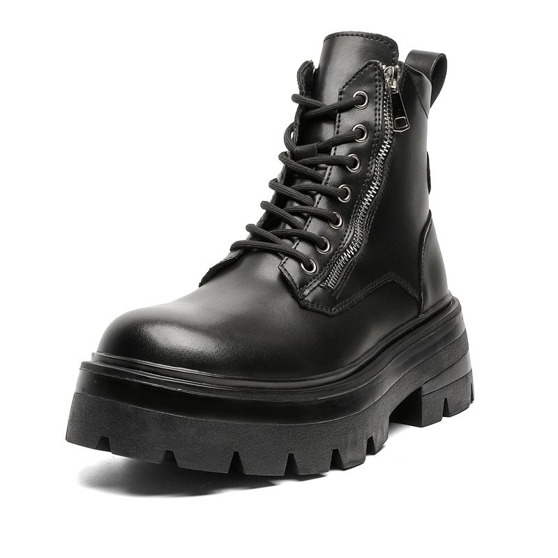 Botas Martin para hombre, botas retro con cordones, botas cortas_voghion.com
