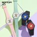 Kids' Cartoon LED Luminous Waterproof Watch With Cute Cat Design, 50m Water Resistance, Soft TPU Strap For Boys And Girls_voghion.com