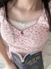 hot selling IAMSURE Sweet Cute Lace Trim Floral T Shirt Sexy Slim Patchwork Square Collar Short Sleeve Tees Women 2024 Summer_voghion.com