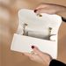 Pleated White Handbag Versatile Clutch Bag Women's Bag 2025 New Shoulder Bag_voghion.com