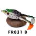 Long Casting Bionic Rotating Double Legged Thunder Frog Soft 9.5cm Snakehead Fish Special Kill 12 Colors Fishing_voghion.com