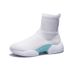 Elastic sock shoes women's 2022 spring new INS influencer Korean version of ulzzang casual sneakers flying woven sock boots_voghion.com